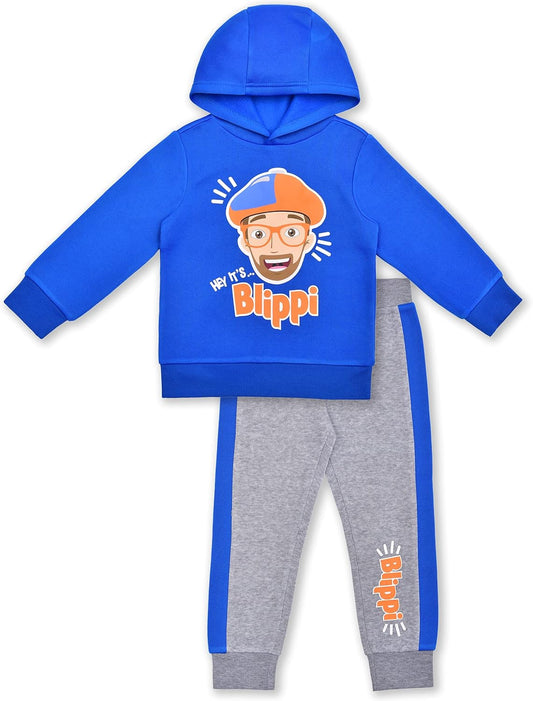 Blippi Conjunto de sudadera con capucha y pantalones