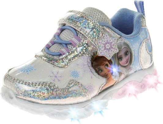 Disney Zapatillas de deporte Frozen tenis con luz 