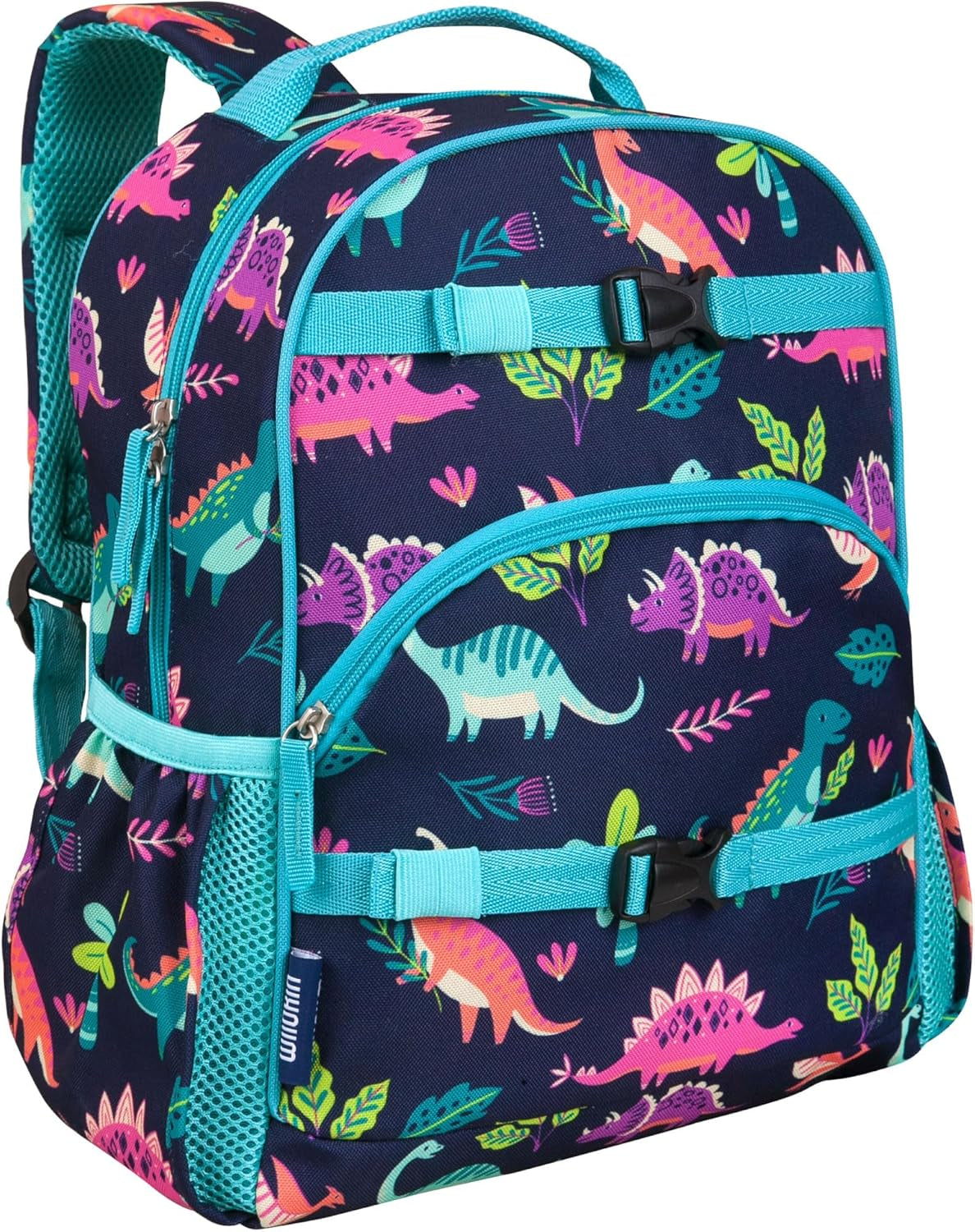 Wildkin Mochila ECO con parte trasera acolchada Dinosaurio 15 Pulgadas 