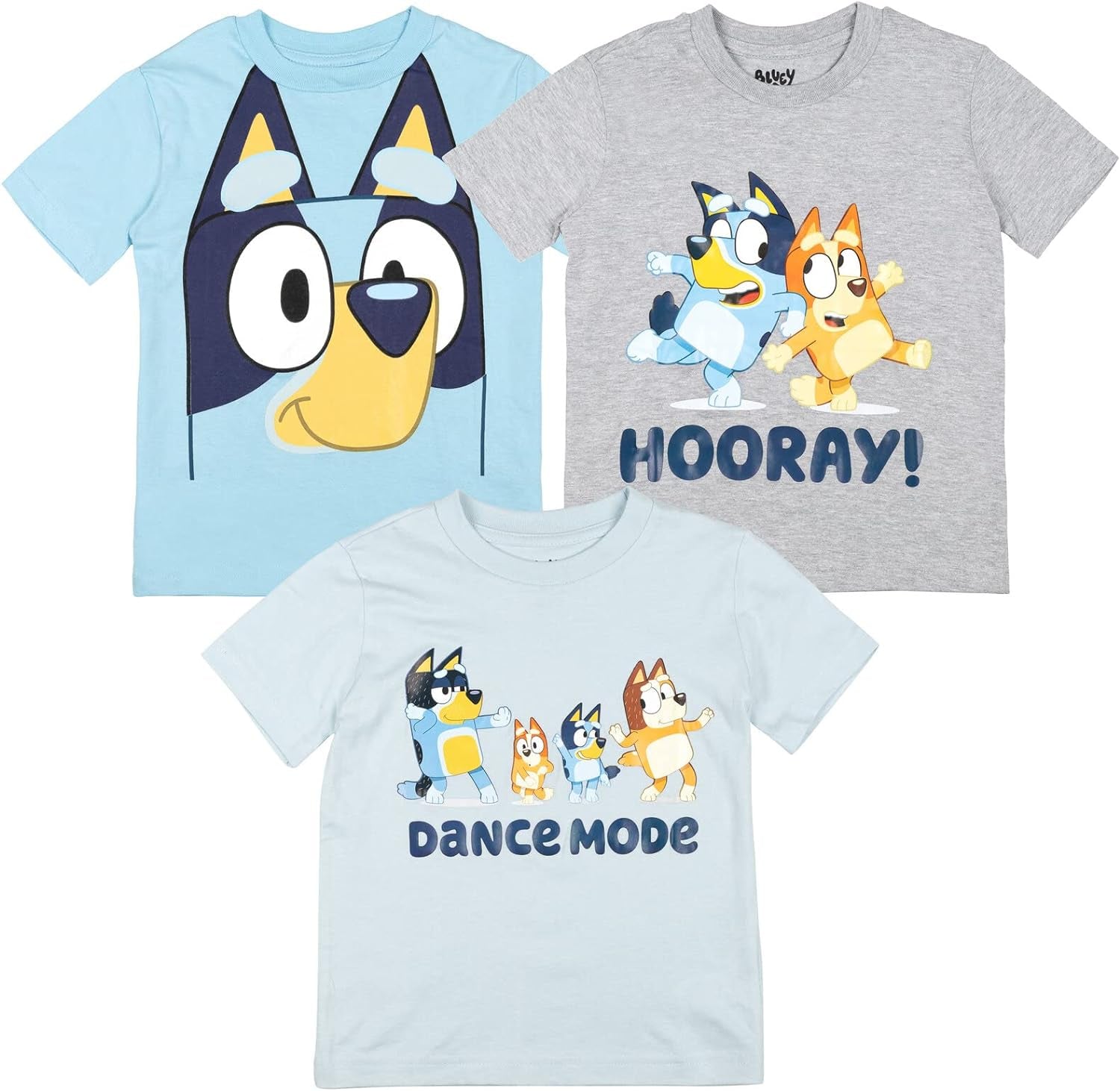 Pack 3 Camisetas, Bluey 