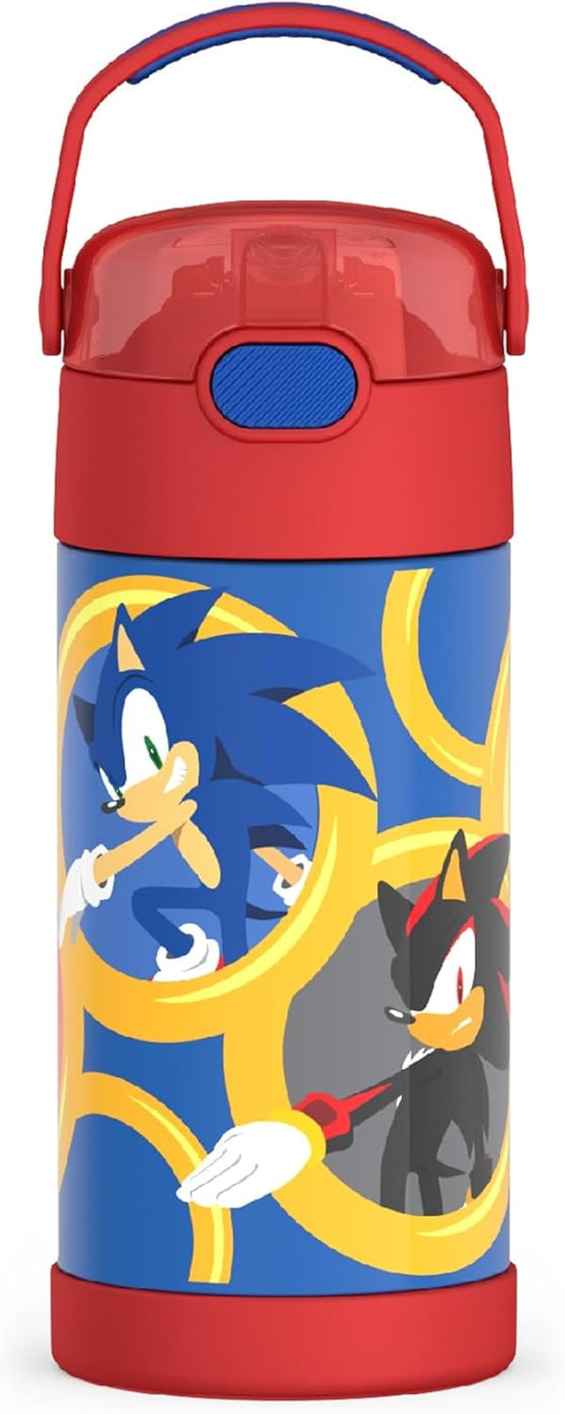 THERMOS FUNTAINER - Botella de agua de agua de acero inoxidable Sonic the Hedgehog