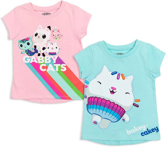 GABBY'S DOLLHOUSE Paquete de 2 camisetas