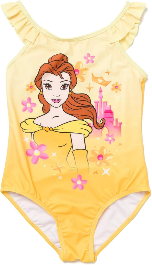 Disney - Traje de baño de una pieza para niñas pequeñas