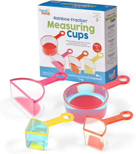 hand2mind Vasos medidores de fracciones