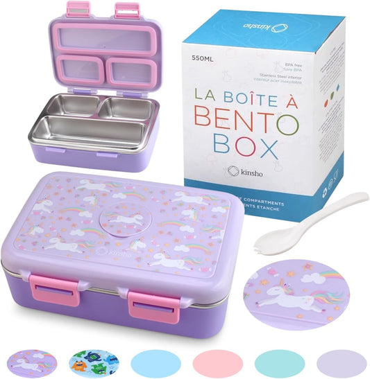 kinsho Lonchera Bento de acero inoxidable