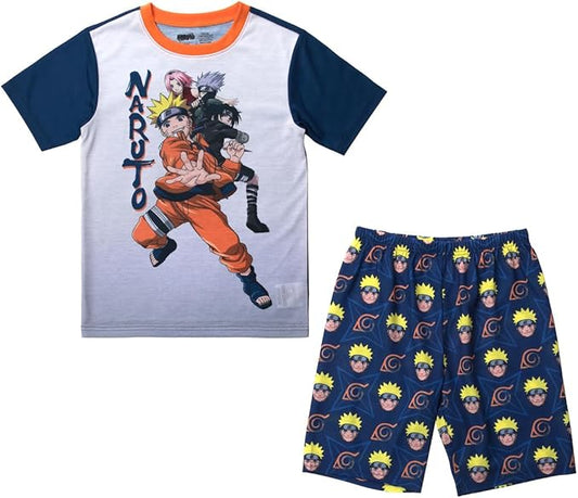 Bioworld Conjunto de pijama de manga corta Naruto