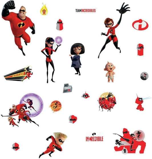 Incredibles 2  - Calcomanías de pared para despegar y pegar