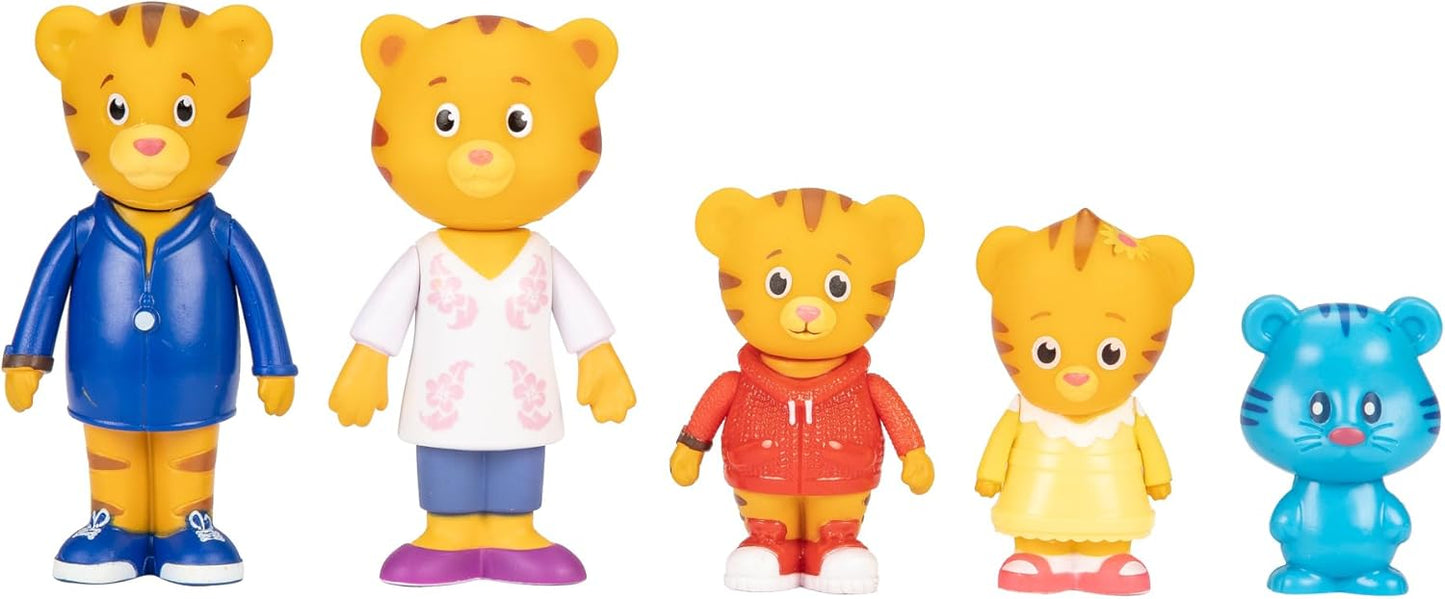 Daniel Tiger's Neighborhood Figuras familiares (paquete de 5)