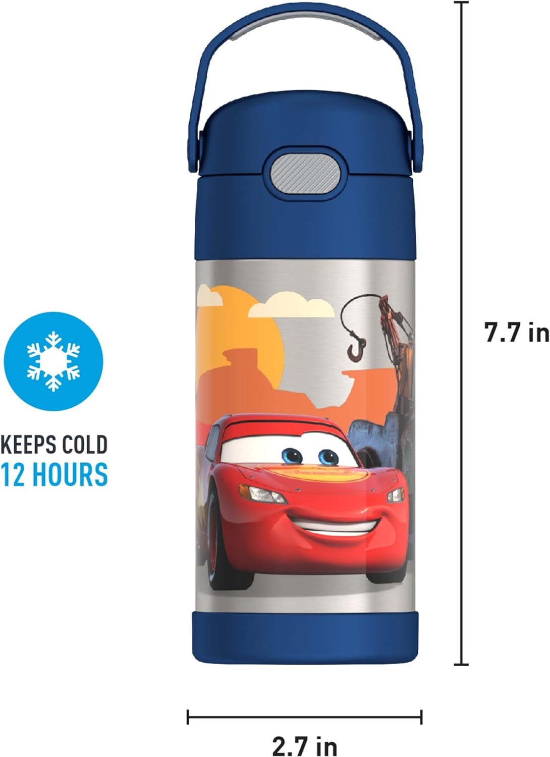 THERMOS FUNTAINER - Botella de agua de acero inoxidable de Cars