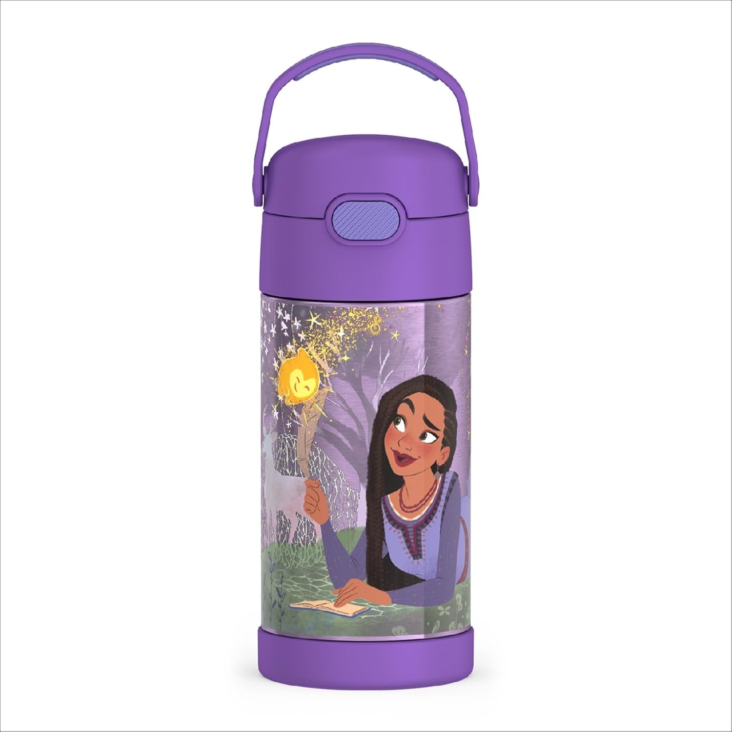 THERMOS FUNtainer - Botella de agua de acero inoxidable Wish