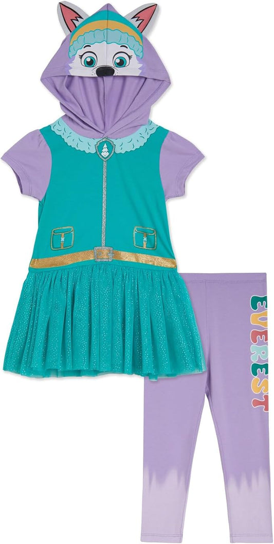 Paw Patrol Conjunto de vestido de camiseta y leggings