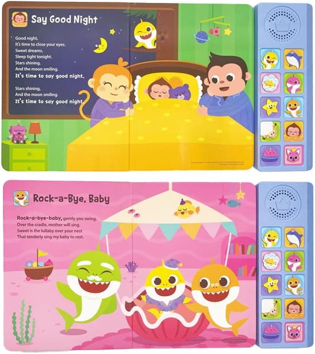 Pinkfong - Libro sonoro para dormir  Juguete Baby Shark