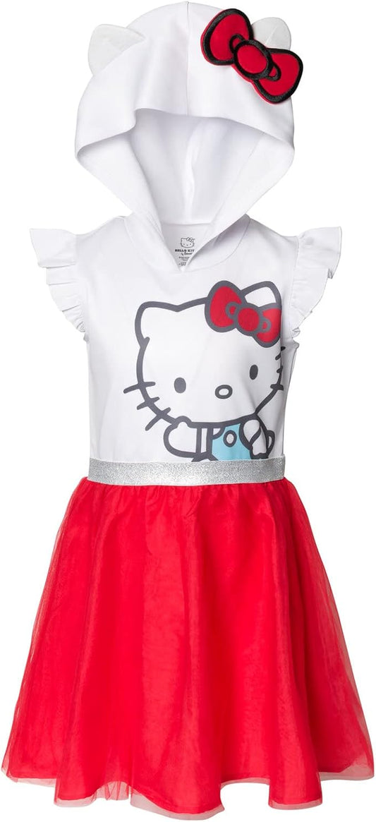 Hello Kitty Vestido de tul de malla