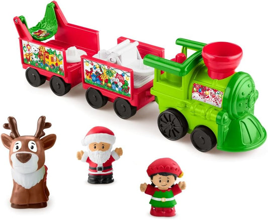 Fisher-Price Little People Juguete musical de tren navideño
