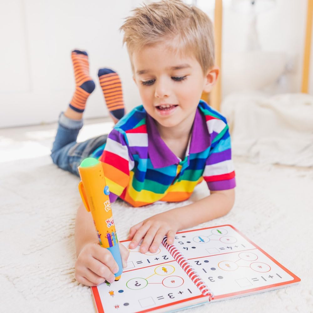 Educational Insights Hot Dots Numberblocks - Libro de trabajo números del 1 al 10 con bolígrafo interactivo, más de 75 actividades