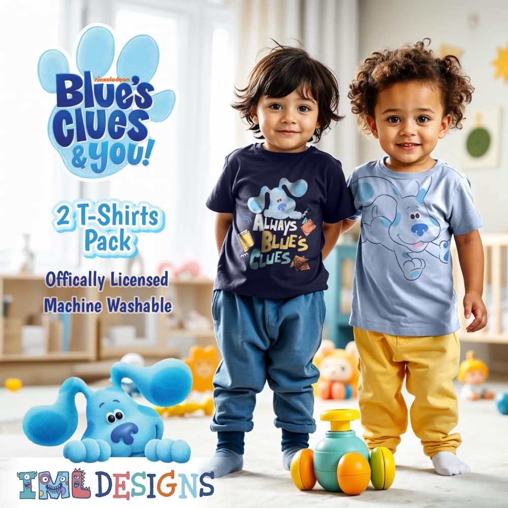 Blue's Clues - Paquete de 2 camisetas