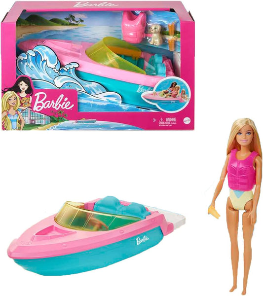 Barbie Juego de muñeca y barco de juguete
