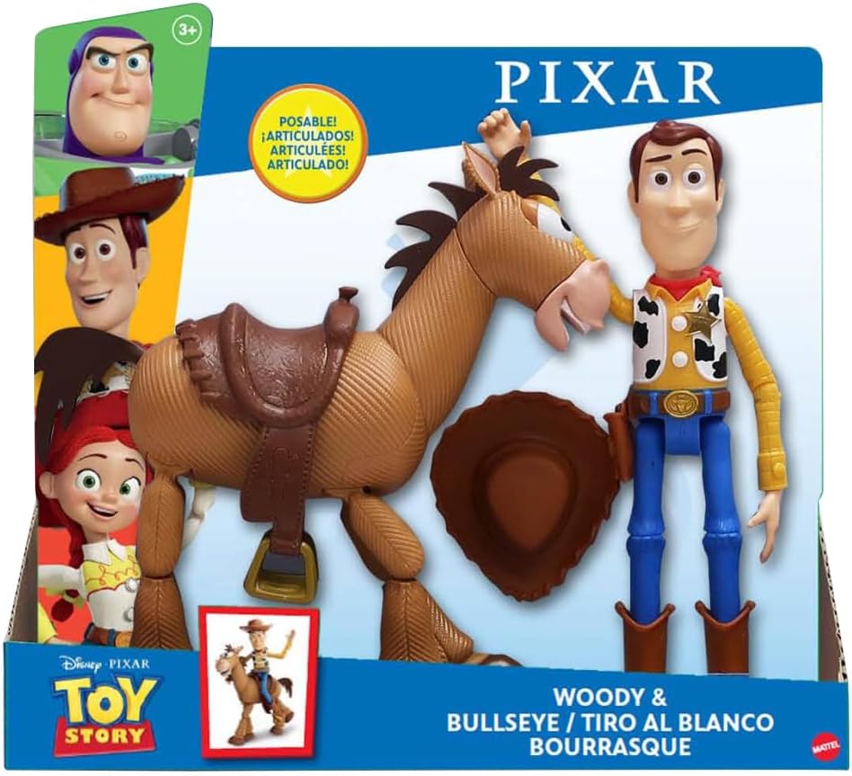 Paquete de Pixar Woody y Bullseye