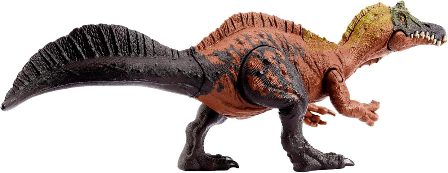 Mattel Jurassic World Wild Roar - Juguete de dinosaurio con sonido y movimiento de ataque