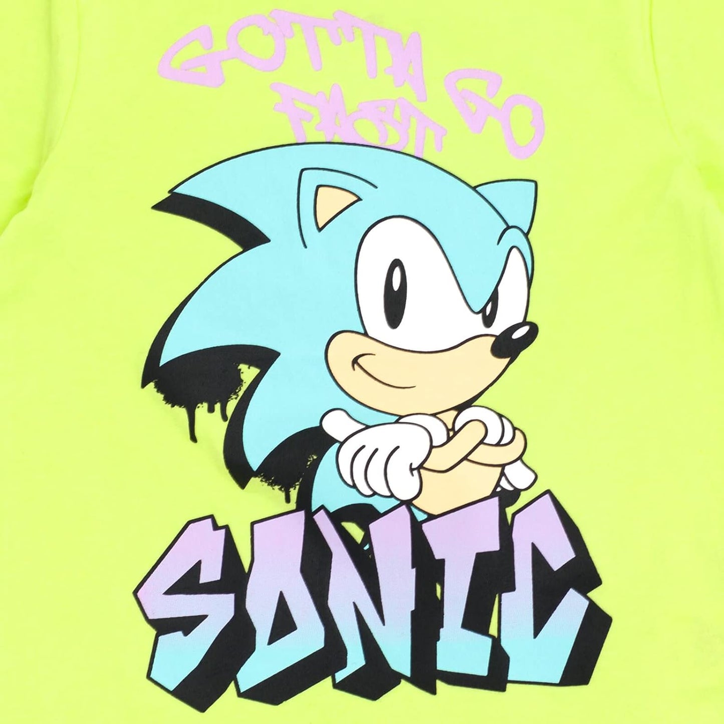 SEGA Sonic the Hedgehog - Conjunto de camiseta y pantalones 