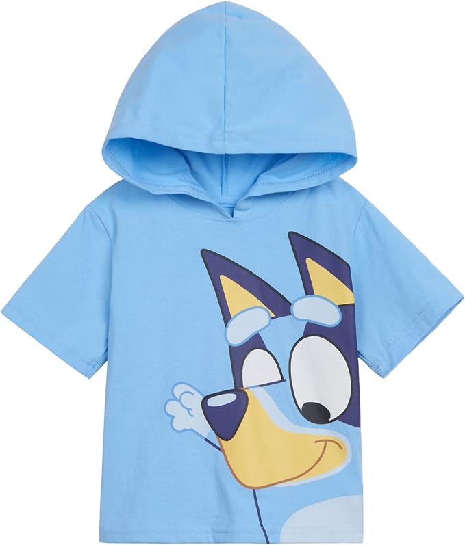 Bluey Sudadera con capucha y pantalones cortos