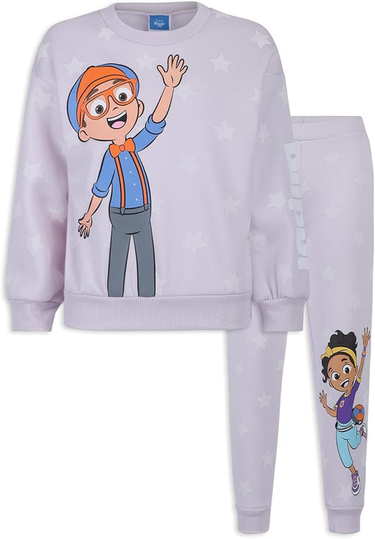 Blippi and Meekah - Conjunto de sudadera y pantalón