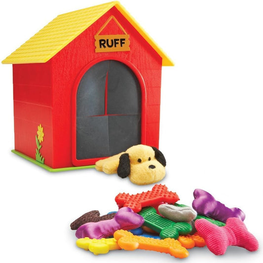 Learning Resources  La Casa De Ruff táctil de enseñanza, 30 Piezas
