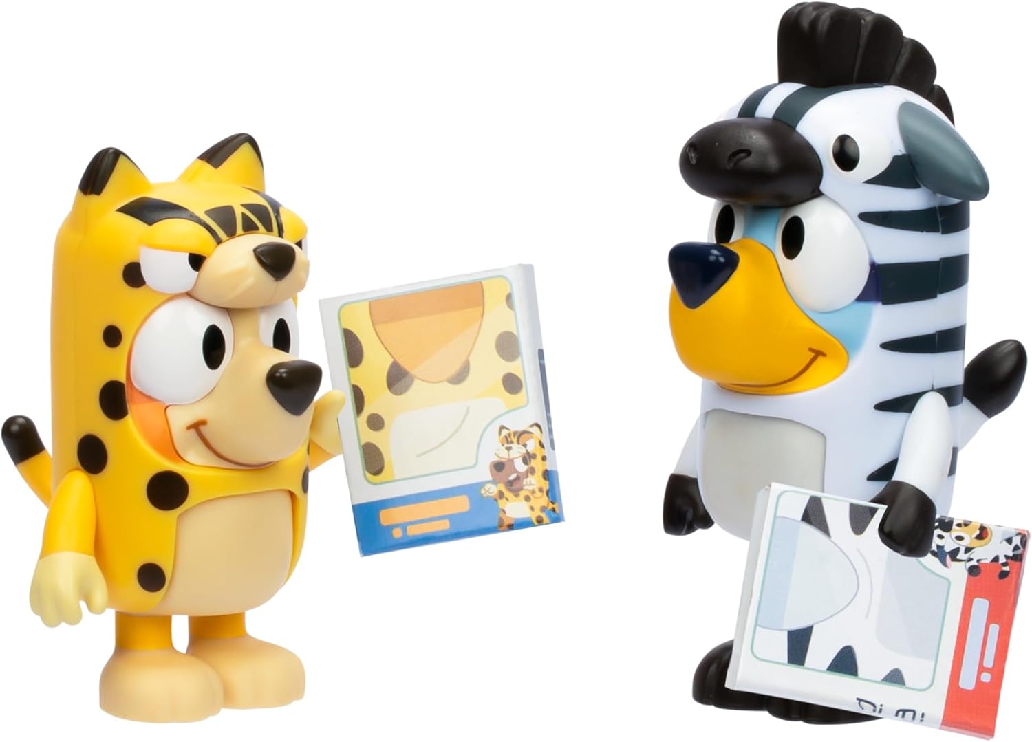 Bluey Paquete de 2 figuras – Disfraces de animales