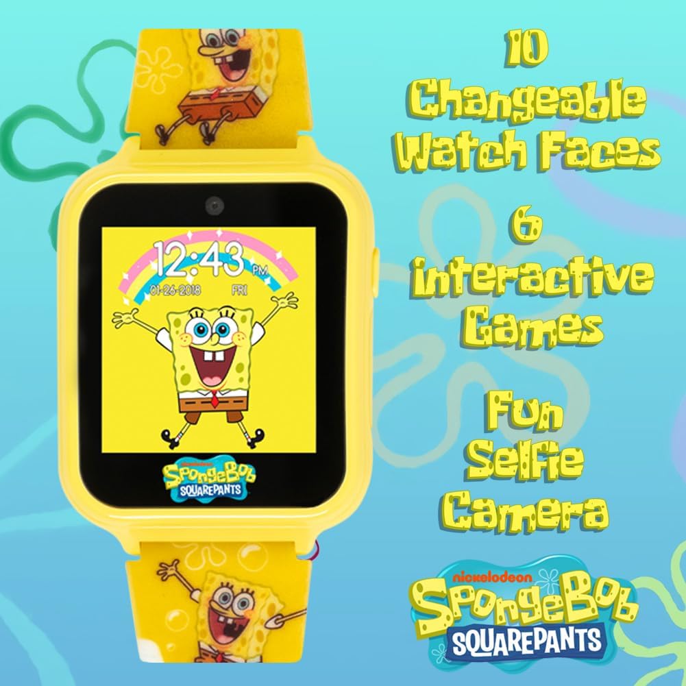 Bob Esponja Reloj inteligente con pantalla LED