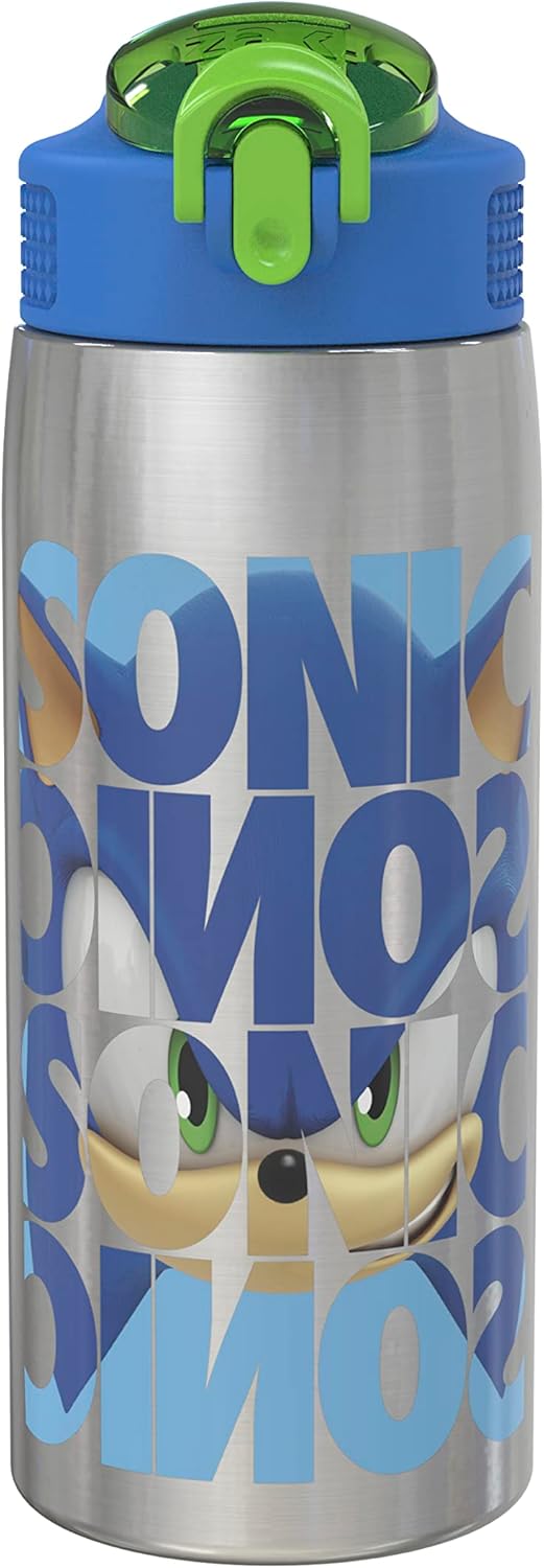 Zak Designs botella de agua de acero inoxidable de 19 onzas
