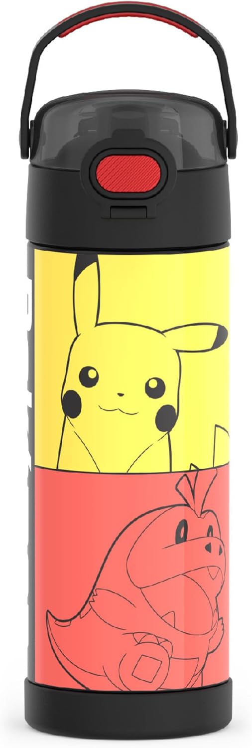 THERMOS FUNTAINER - Botella aislada al vacío de acero inoxidable de 16 onzas