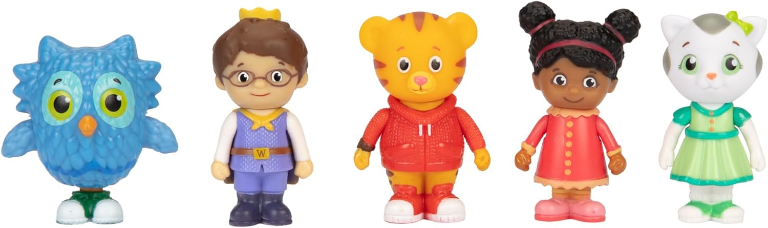 Daniel Tiger's Neighborhood Juego de figuras de amigos (paquete de 5)