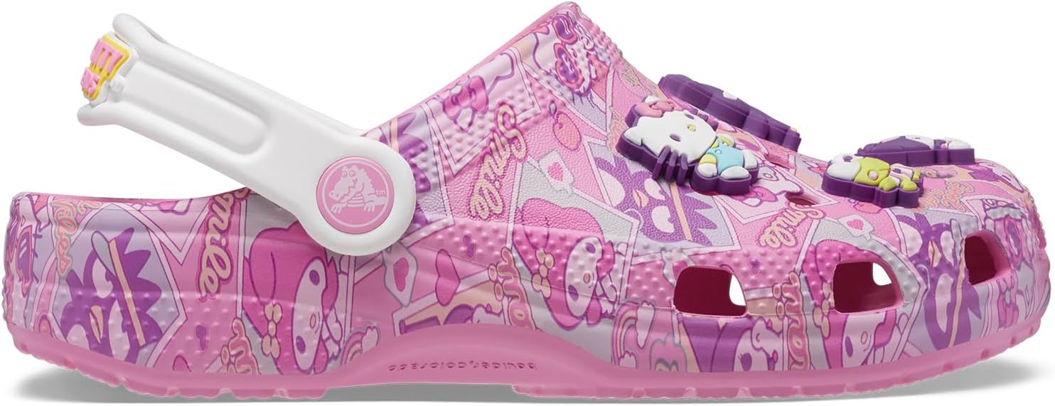 Crocs Zuecos clásicos de Hello Kitty