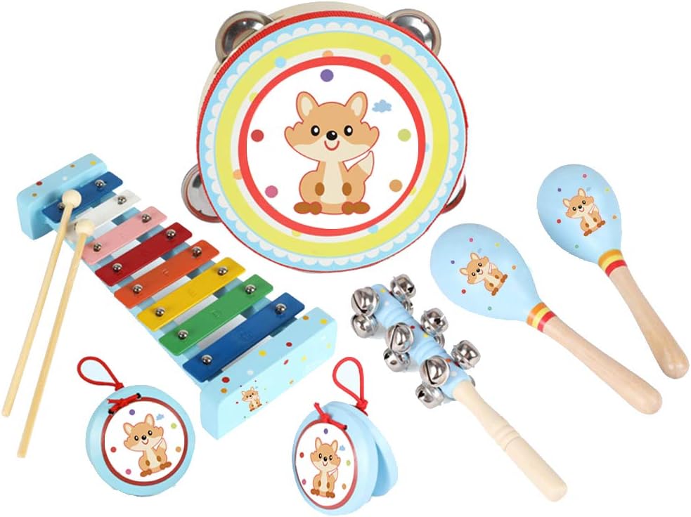 Juego de instrumentos musicales para niños