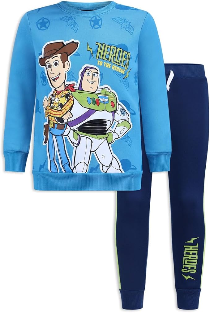 Disney Toy Story Heroes - Conjunto de camisa de manga larga y pantalón