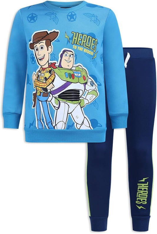 Disney Toy Story Heroes - Conjunto de camisa de manga larga y pantalón