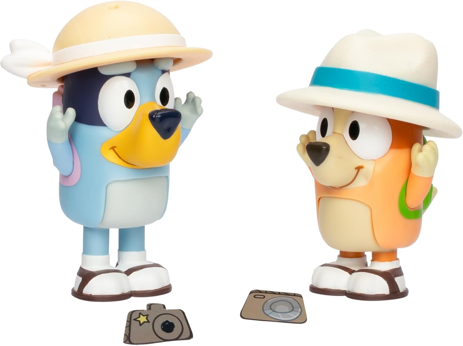 Bluey Figuras de 2 paquetes, héroes de acción