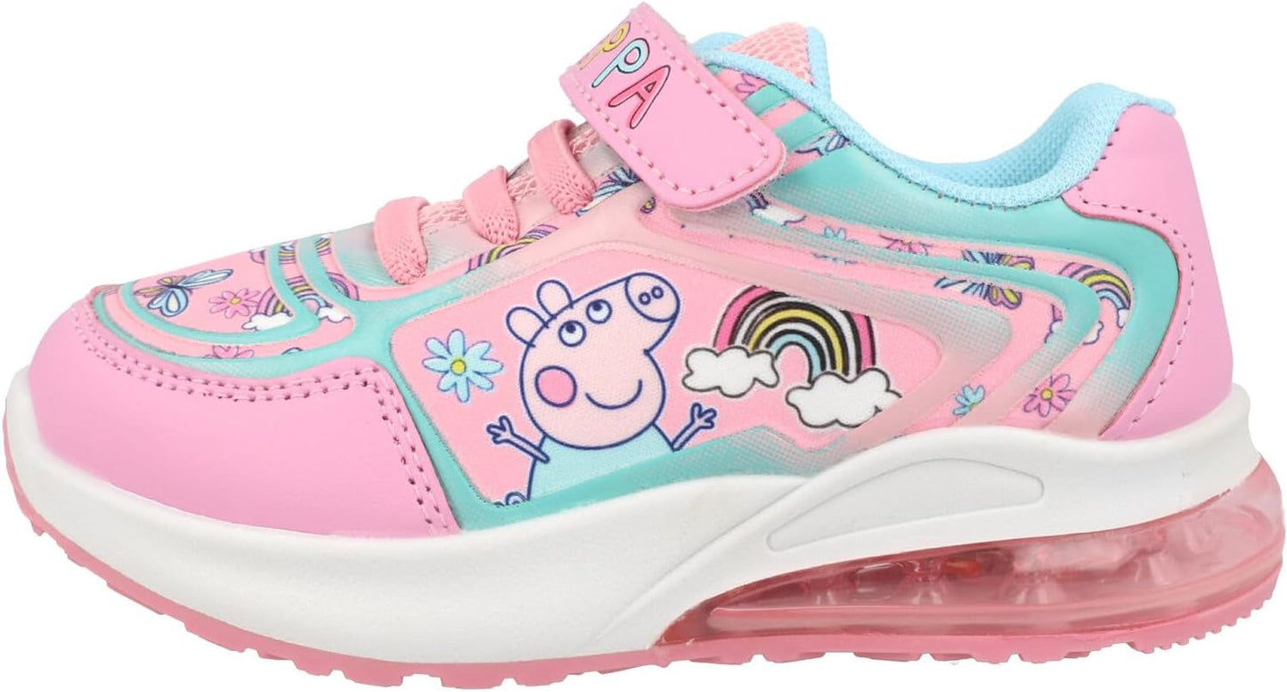 Peppa Pig Emboss Pink - Zapatillas iluminadas