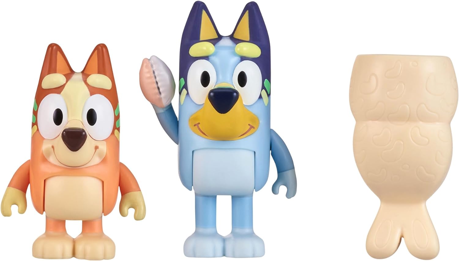 Bluey Figuras de 2 paquetes, héroes de acción