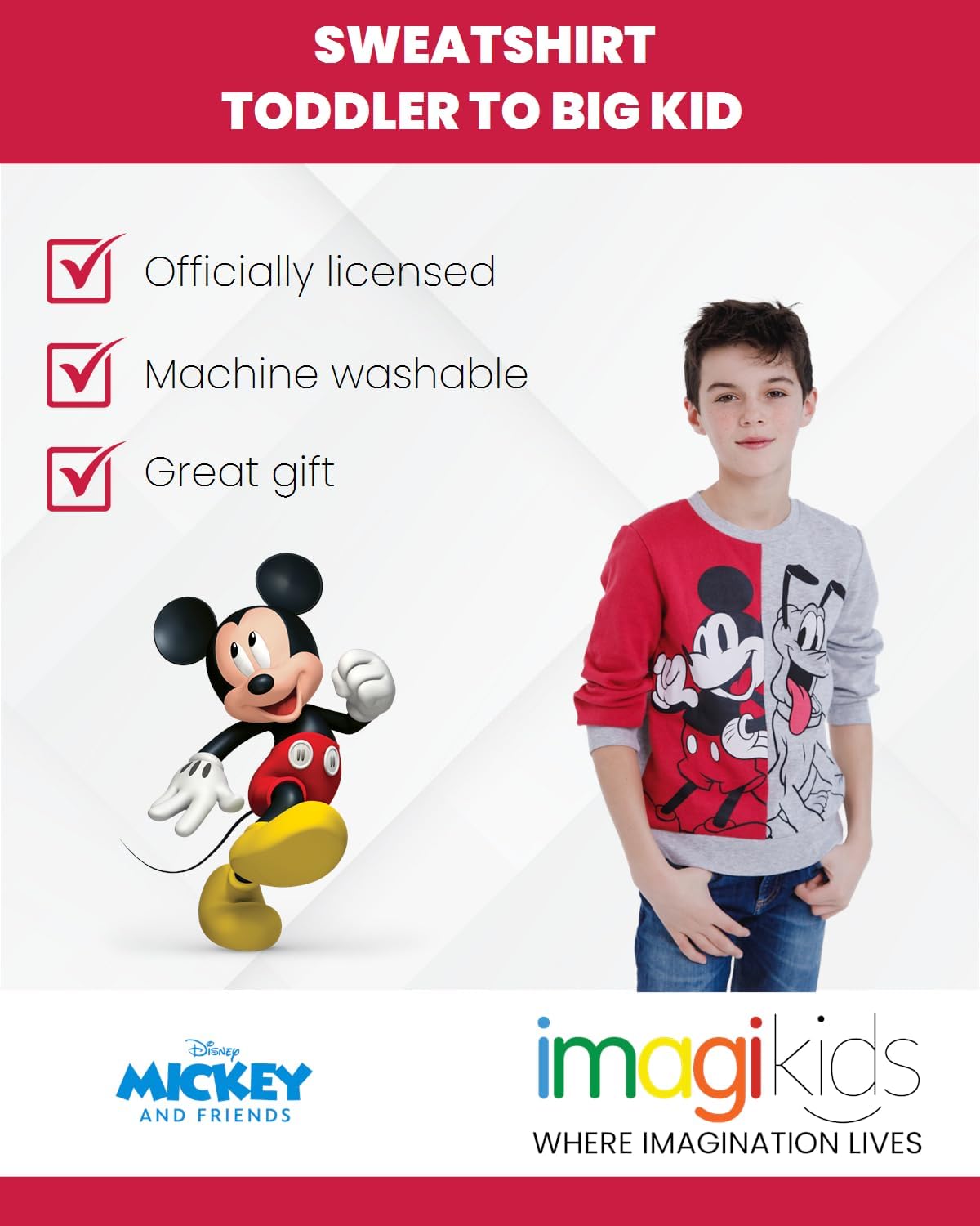 Disney Sudadera de Mickey Mouse