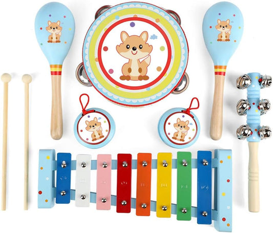 Juego de instrumentos musicales para niños