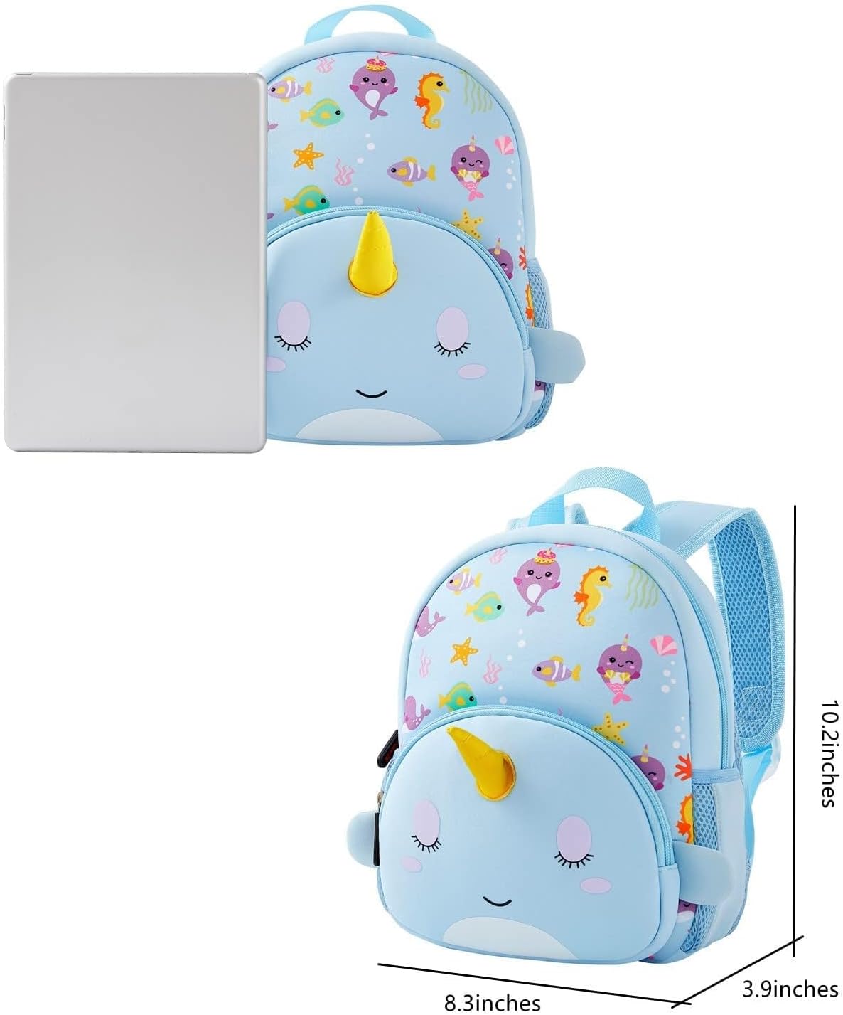 Mochila preescolar 10.2 Pulgadas de alto