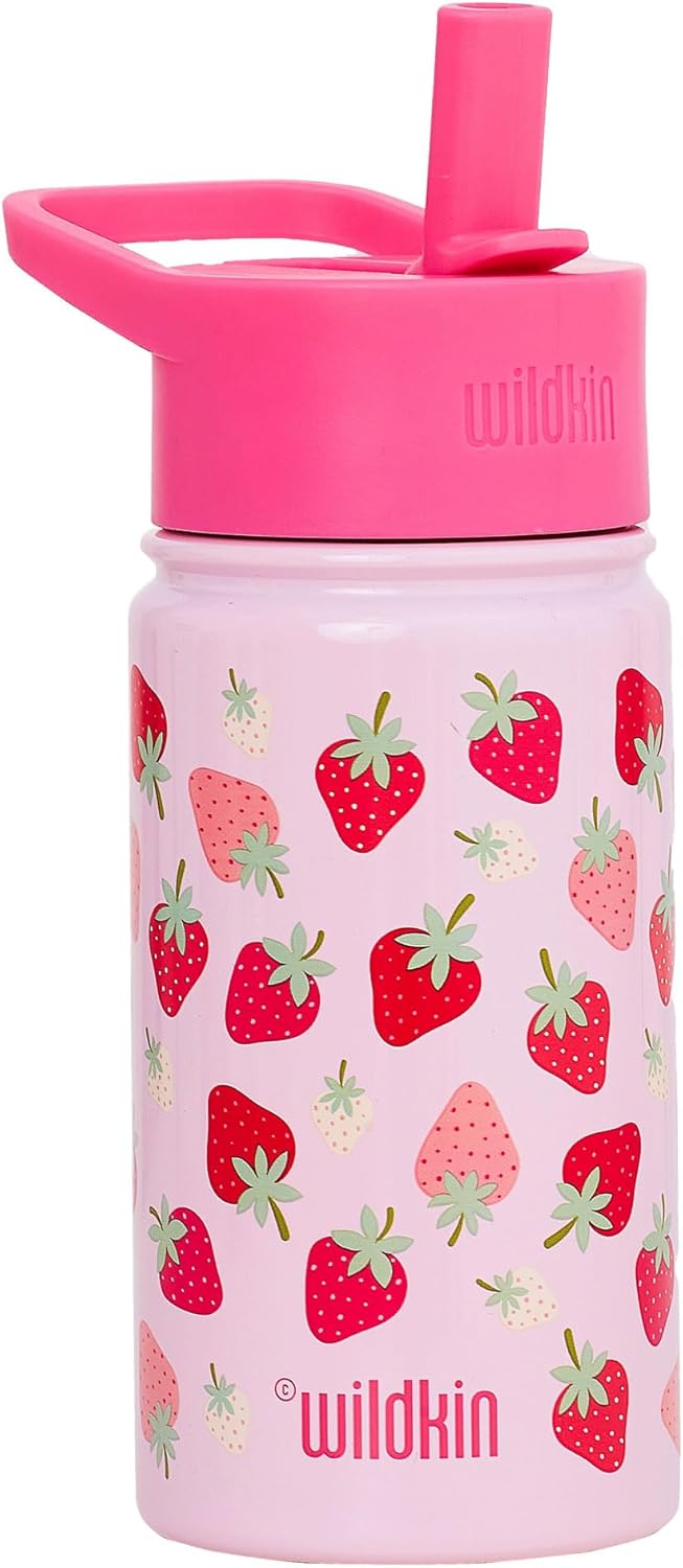 Wildkin Botella de agua de acero inoxidable 14 Onz