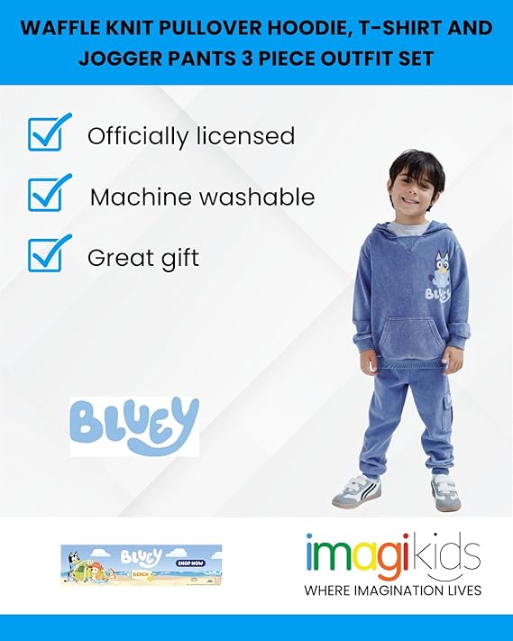 Bluey Conjunto de 3 piezas