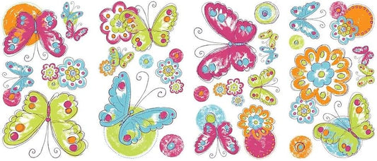 mariposas Calcomanías de pared para despegar y pegar