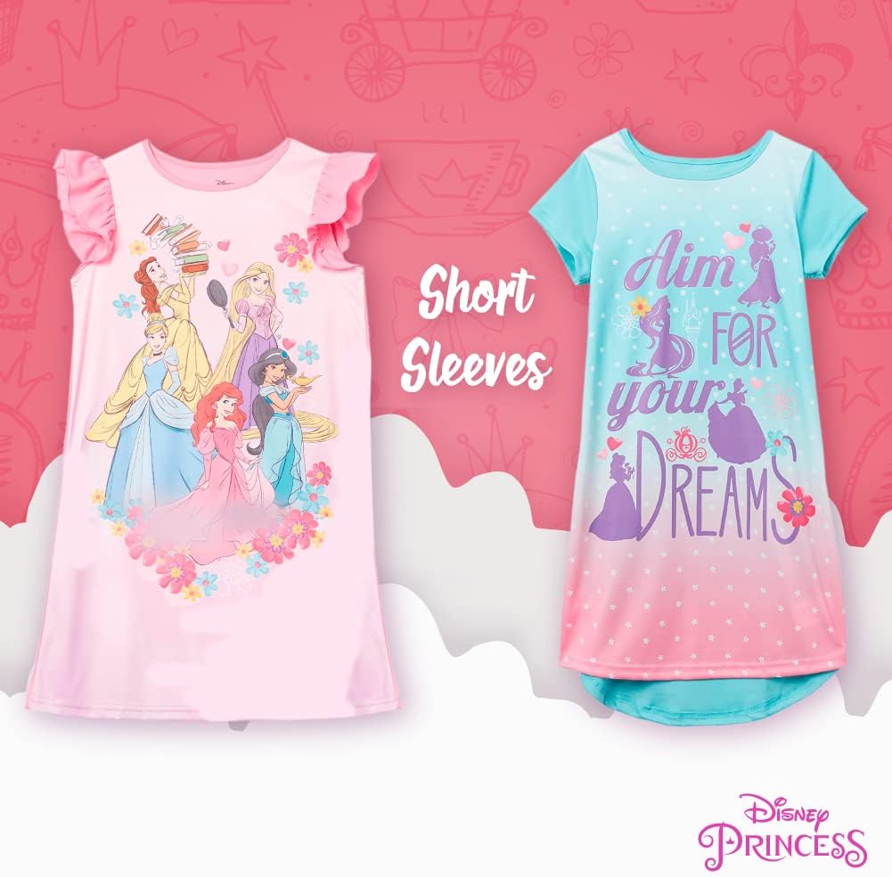 Disney Paquete de 3 camisones Princesas 