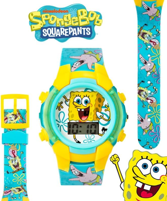 Reloj LCD Bob Esponja