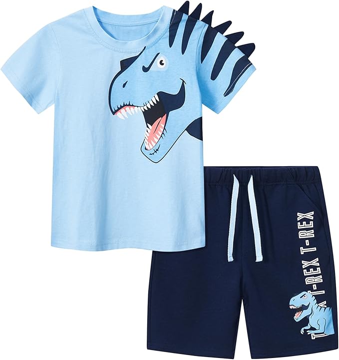 Bumeex Conjunto de camiseta de manga corta y pantalón corto