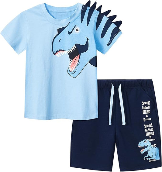 Bumeex Conjunto de camiseta de manga corta y pantalón corto