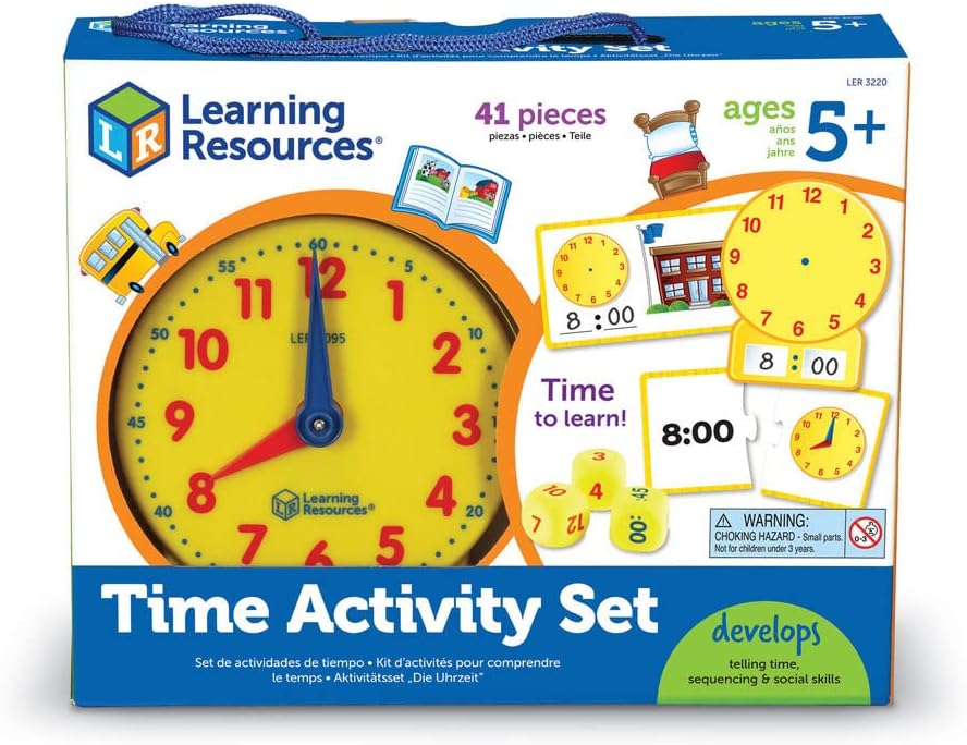 Juego de actividades de tiempo